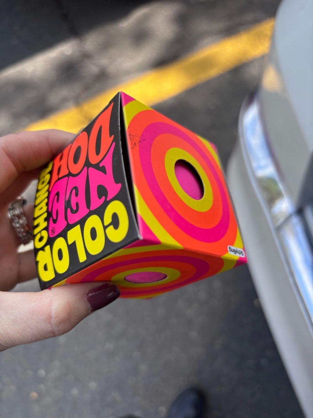 Color Pop Duo Blush/Shadow Cube - Bright Pink & Neon Yellow